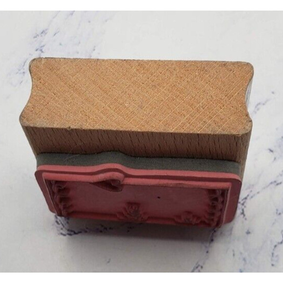 Heart Gift Tag Studio G by Kolette Hall Wood Mounted Rubber Stamp - Picture 3 of 7